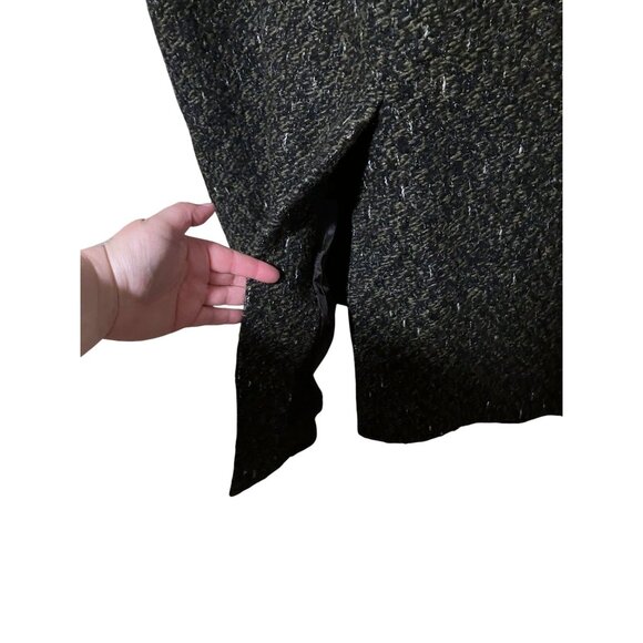 Vintage Falcone Tweed Overcoat 42 Coat Double Breasted USA Minimalist Capsule - Picture 8 of 14